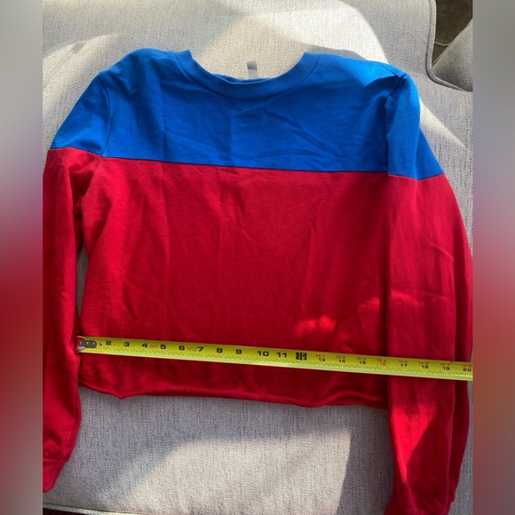 ASOS Cropped Colorblock Sweater - Picture 2 of 4